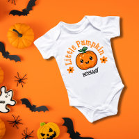 Citrouille miniature orange et noire pour fille Ha