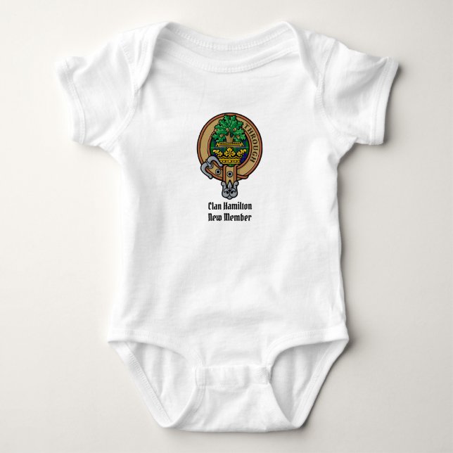 Body Clan Hamilton Crest sur la chasse Tartan (Devant)