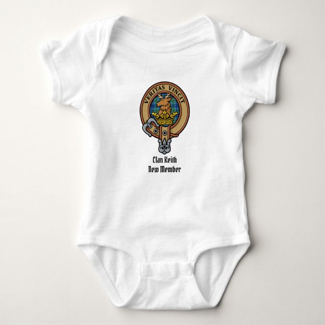 Body Clan Keith Crest Bodysuit pour bébé (Devant)