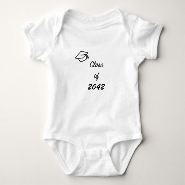Body Classe de 2042 avec Graduation Cap Bodysuit bébé (Devant)