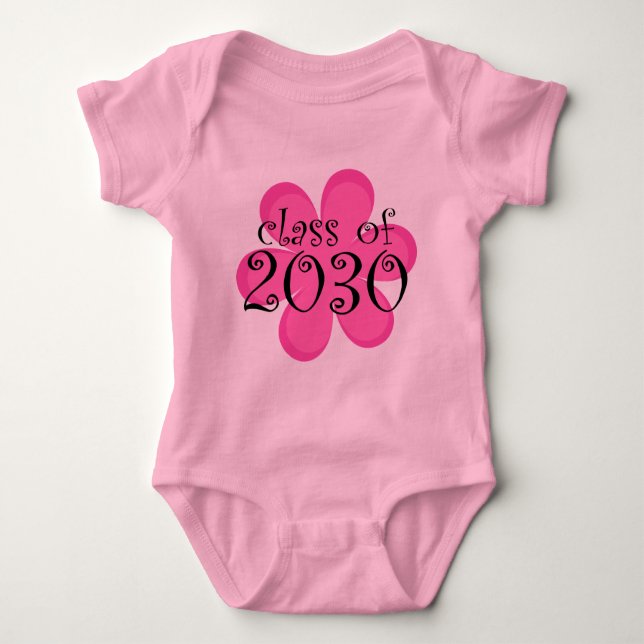 Body Classe de la fleur 2030 rose (Devant)