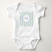 Classic Blue et Lime Personnalisent le nom cerclé