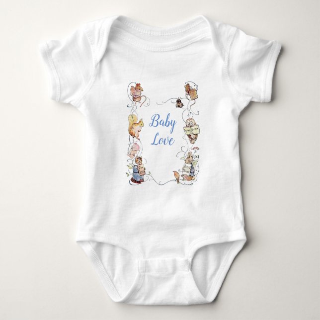 Body Classic Pierre le Baby shower lapin (Devant)