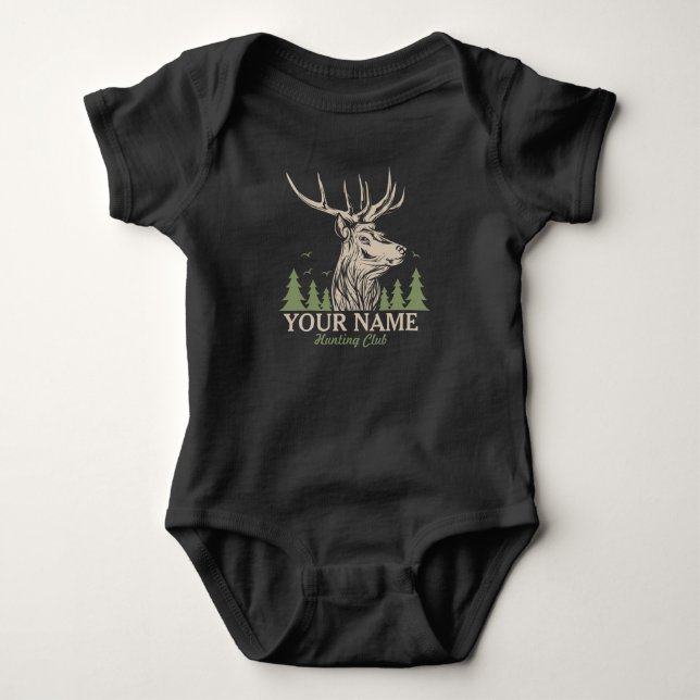 Body Club de chasse personnalisé Hunter Deer Elk Antler (Devant)