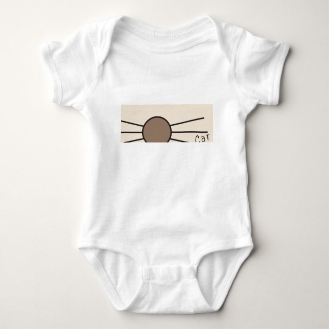 Body CM Whiskers Logo Bodysuit bébé (Devant)