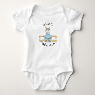 Body Co-pilote Bientôt Nouveau Cadeau Bébé, Avion