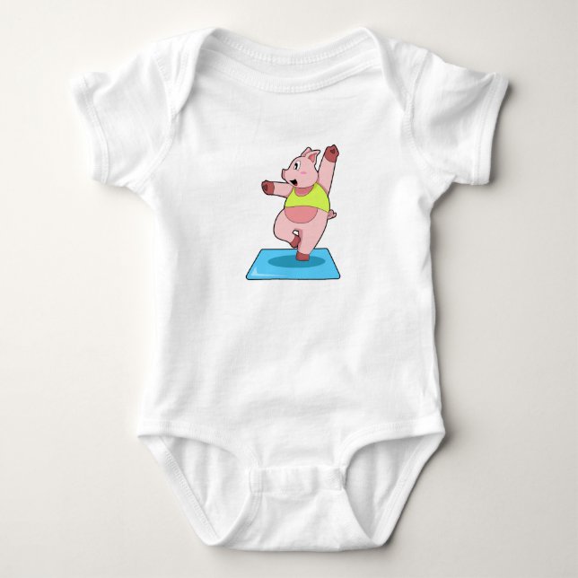Body Cochon au yoga Fitness (Devant)