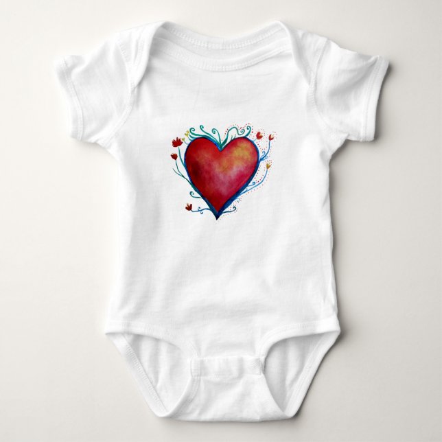Body Coeur Baby Jersey Bodysuit (Devant)