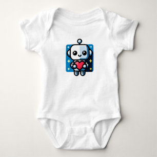 Body Coeur de tenue de robot mignon - Amour adorable et
