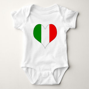Body Coeur du drapeau italien