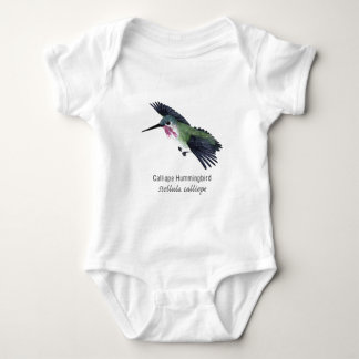Body Colibri de Calliope avec le nom