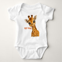 Collection de bébé girafe mignon et actif