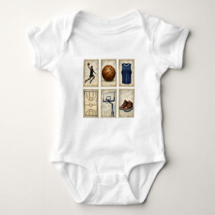 Body Collection de timbres de basket-ball vintage Sport