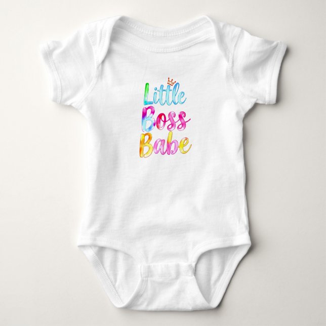 Body Coloré "Babe petit chef" (Devant)