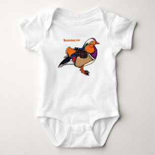 Body Colorful mandarin duck