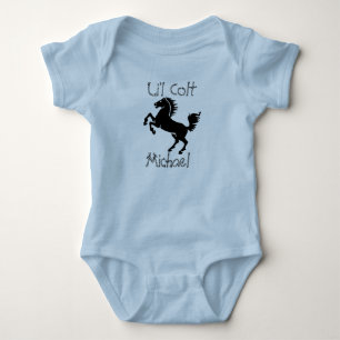 Body "Colt de Li'l" personnalisé avec élever le cheva