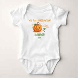 Body Combinaison 1er Halloween Happy Cute Pumpkin