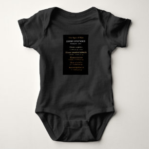 Body Combinaison bébé Ages Of Man