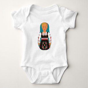 Body Combinaison bébé blonde serbe Matryoshka
