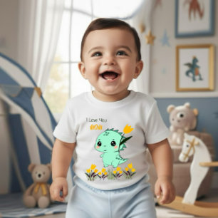 Body Combinaison bébé dinosaure menthe mignon