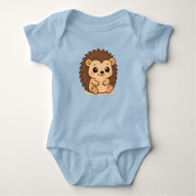 Combinaison bébé hérisson mignon