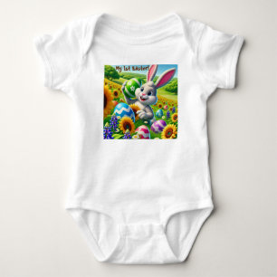 Body Combinaison bébé lapin de Pâques