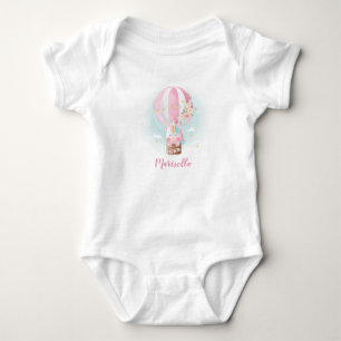 Body Combinaison bébé licorne en ballon personnalisée