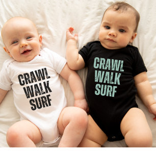 Body Combinaison bébé Little surfer Crawl Walk Surf Été