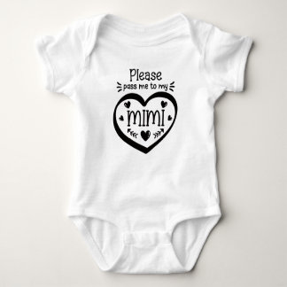 Body Combinaison bébé MIMI, cadeau bébé Mimi