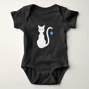 Body Combinaison blanche de bébé de chat