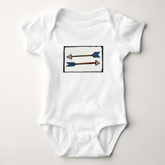 Body Combinaison de bébé de flèche (Devant)