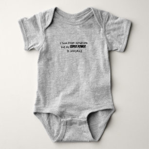 Body Combinaison de bébé "… que mon super pouvoir r