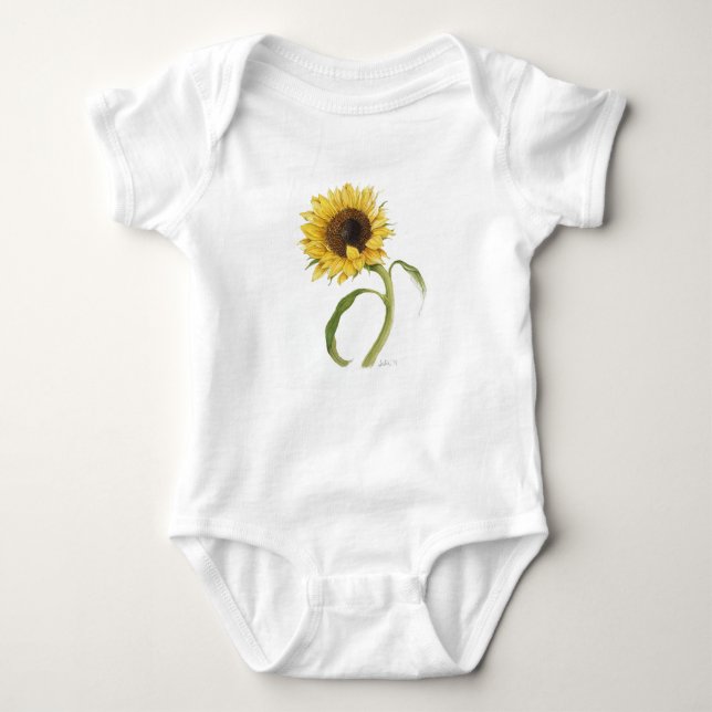 Body Combinaison de tournesol pour bébé (Devant)