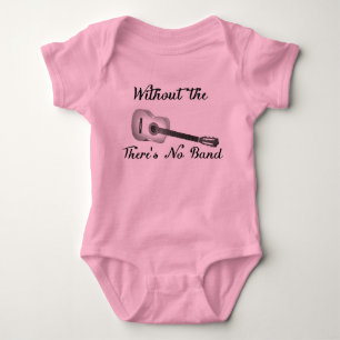 Body Combinaison de tutu de bébé de guitare acoustique