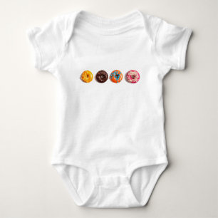 Body Combinaison d'impression de beignet de bébés
