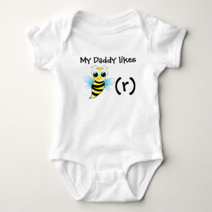 Body Combinaison drôle d'abeille pour le bébé. Mon p