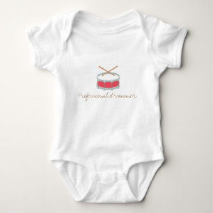 Body Combinaison drôle de bébé - batteur professionn