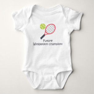 Body Combinaison drôle mignonne de tennis de bébé de