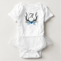 Combinaison personnalisée de tutu de bébé d'Antler