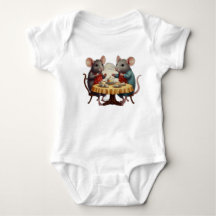 Combinaison pour bébé adorable avec souris jouissa