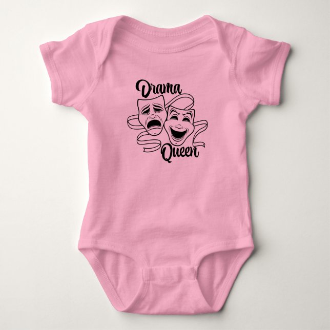 Body Comédie Et Tragédie Théâtre Masques Drama Queen Bl (Devant)