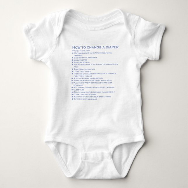 Body Comment changer un maillot de bébé de couche (Devant)