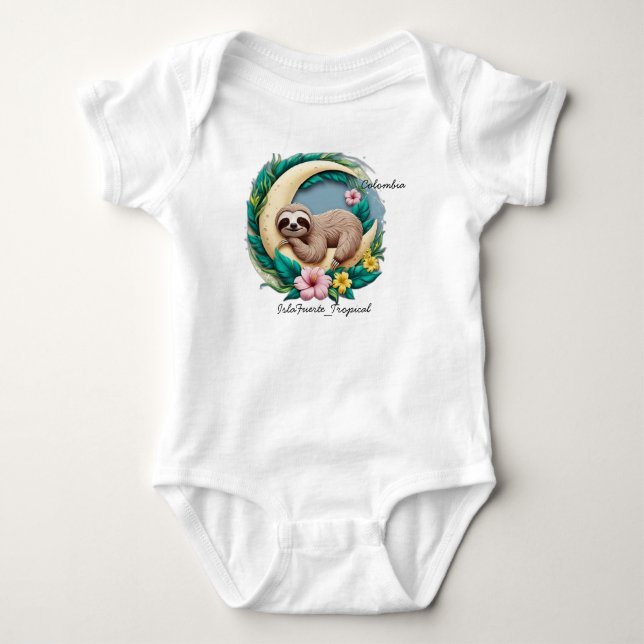 Body con punto de jersey para bebés baby strampler (Vorderseite)