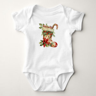Body Conception adorable de bas de Noël à l'aquarelle