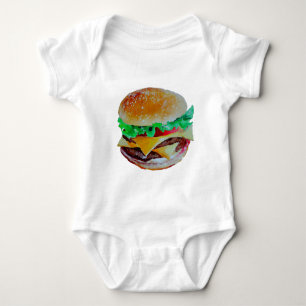 Body conception d'hamburger, peinture originale