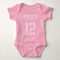 Conception rose du Jersey de sports du bébé |
