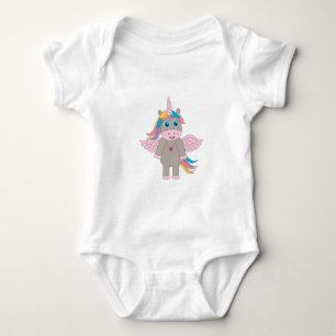 Body Conception Unicorne Arc-en-ciel mignon