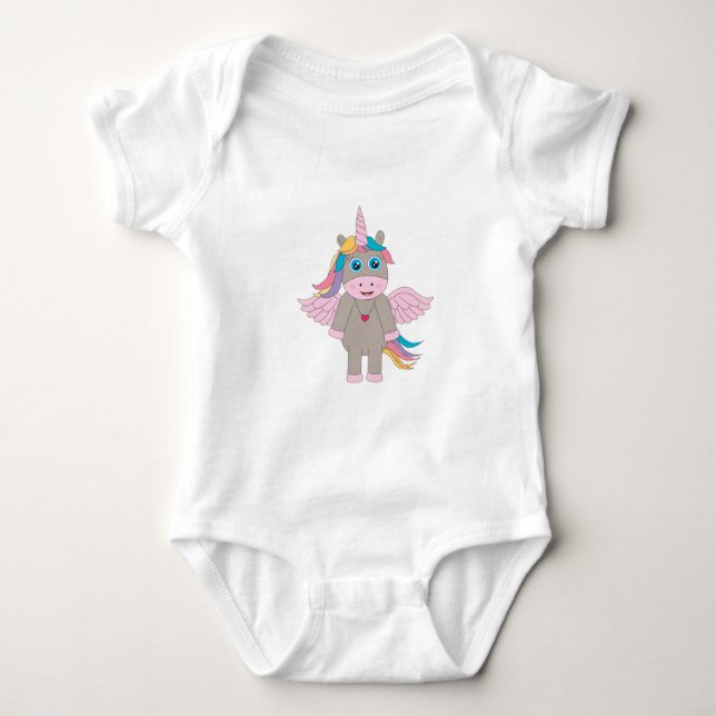 Body Conception Unicorne Arc-en-ciel mignon (Devant)