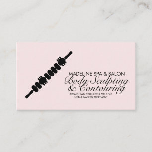 Body Contouring Body Sculpting Massage Logo Visitenkarte