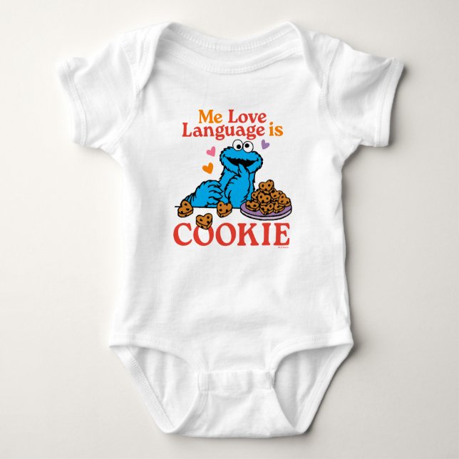 Body Cookie Monster | Citation de la Saint Valentin (Devant)